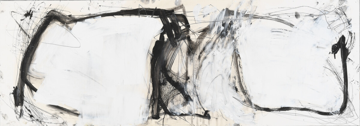 Zeichnung aus Serie von 32 Zeichnungen, Bleistift, Öl auf Papier, 100. x 35