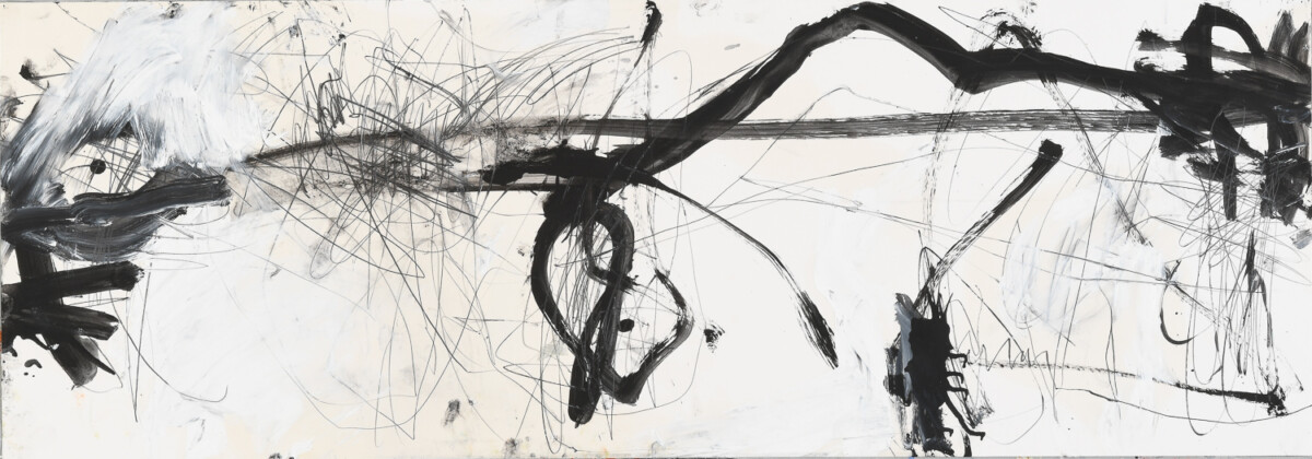 Zeichnung aus Serie von 32 Zeichnungen, Bleistift, Öl auf Papier, 100. x 35