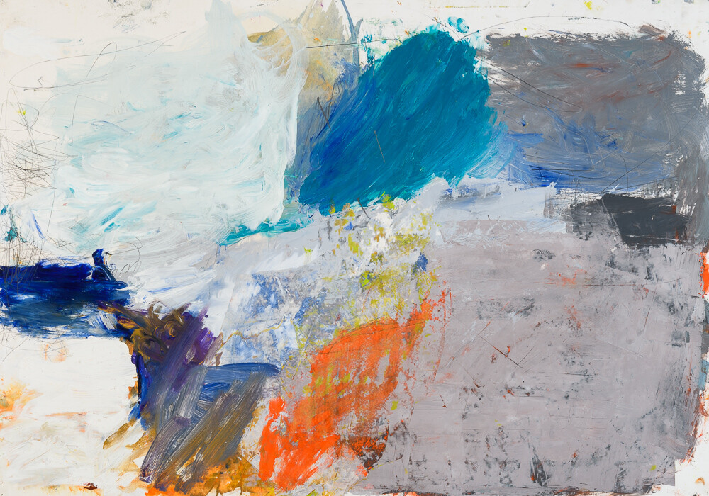 12 Zeichnungen, 100 x 70 cm, Öl, Bleistift auf Papier