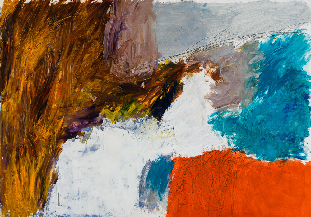 12 Zeichnungen, 100 x 70 cm, Öl, Bleistift auf Papier