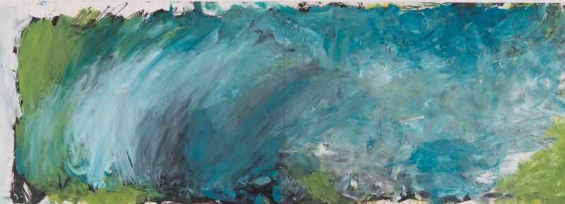 Doppelseite, Zeichnung, 100 x 35 cm, Bleistift, Öl auf Papier Doppelseite, Zeichnung, 100 x 35 cm, Bleistift, Öl auf Papier