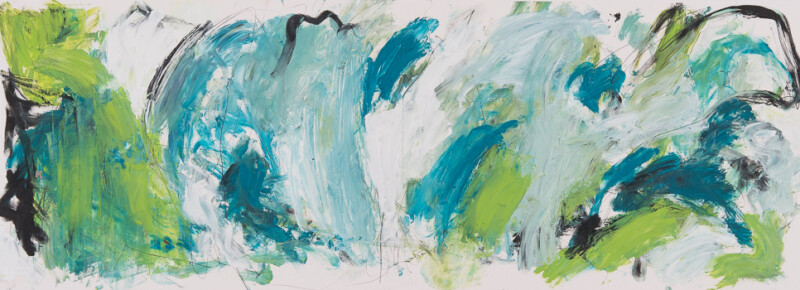 Doppelseite, Zeichnung, 100 x 35 cm, Bleistift, Öl auf Papier Doppelseite, Zeichnung, 100 x 35 cm, Bleistift, Öl auf Papier