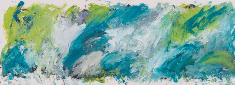 Doppelseite, Zeichnung, 100 x 35 cm, Bleistift, Öl auf Papier Doppelseite, Zeichnung, 100 x 35 cm, Bleistift, Öl auf Papier