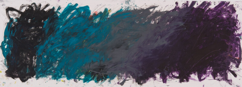 Doppelseite, Zeichnung, 100 x 35 cm, Bleistift, Öl auf Papier Doppelseite, Zeichnung, 100 x 35 cm, Bleistift, Öl auf Papier