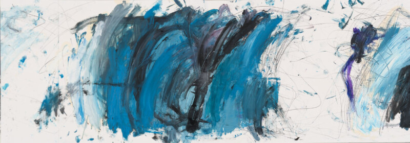 Doppelseite, Zeichnung, 100 x 35 cm, Bleistift, Öl auf Papier Doppelseite, Zeichnung, 100 x 35 cm, Bleistift, Öl auf Papier