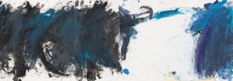 Doppelseite, Zeichnung, 100 x 35 cm, Bleistift, Öl auf Papier Doppelseite, Zeichnung, 100 x 35 cm, Bleistift, Öl auf Papier